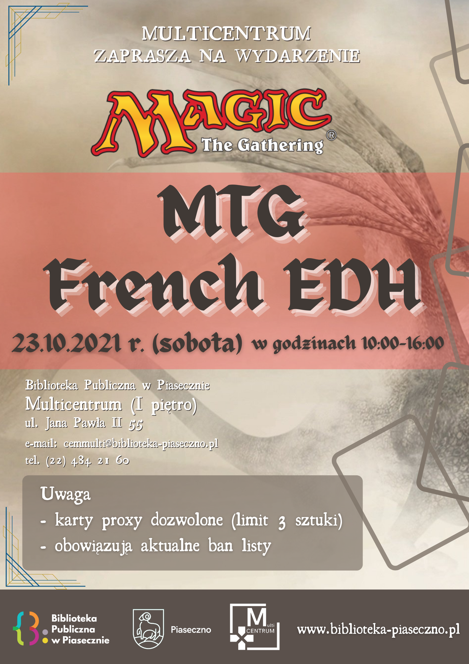 Turniej MTG – French EDH