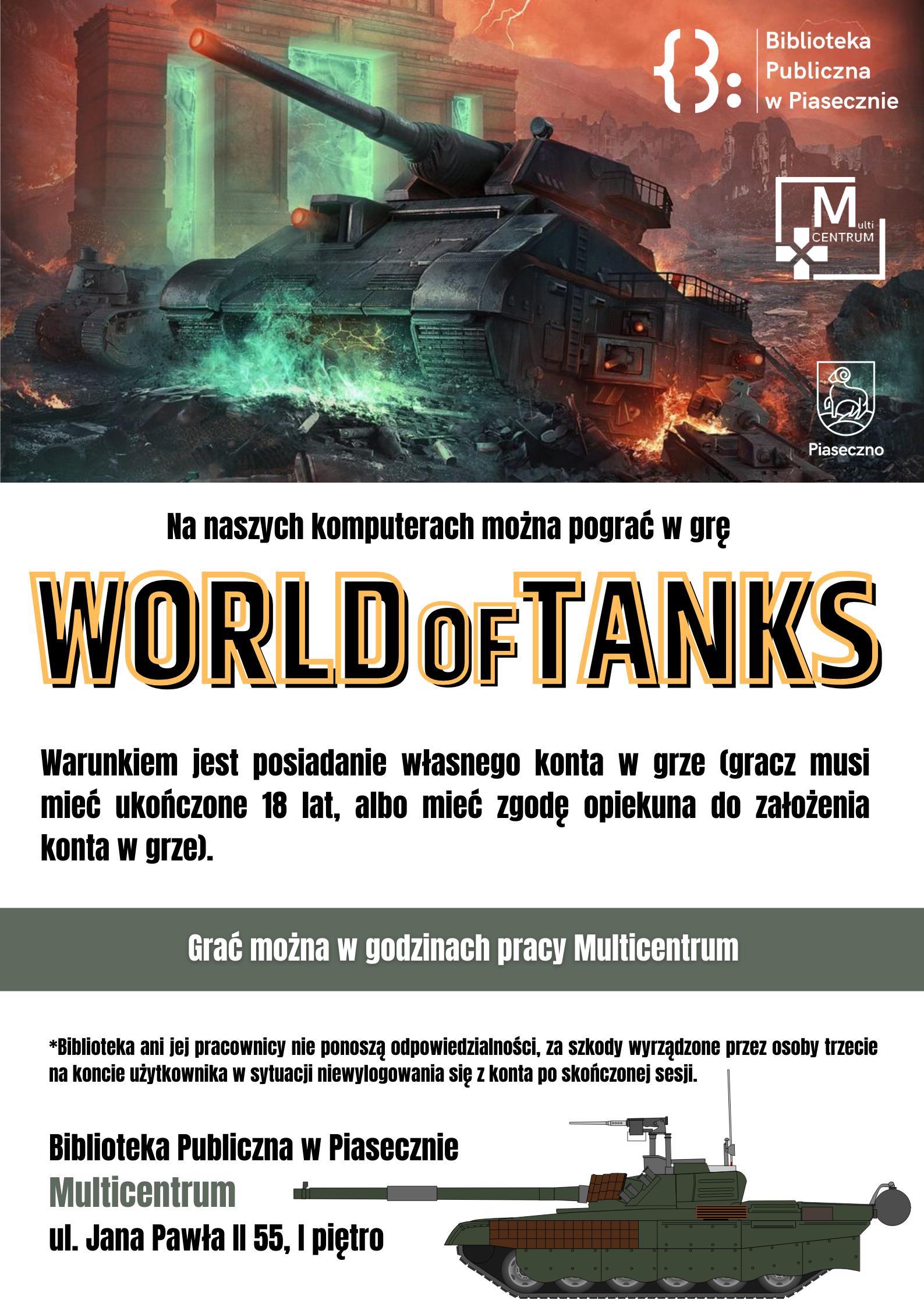 World of Tanks w Multicentrum