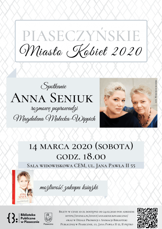 Piaseczyńskie Miasto Kobiet 2010- spotkanie z Anną Seniuk