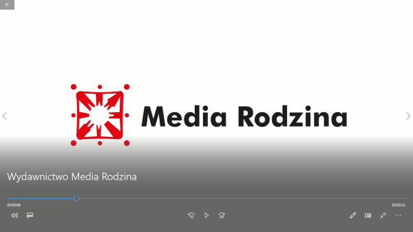 Klatka z filmu - Logo Wydawnictwa Media Rodzina