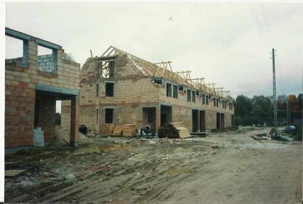 Budowa segmentów na ulicy Księżycowej 1998 rok