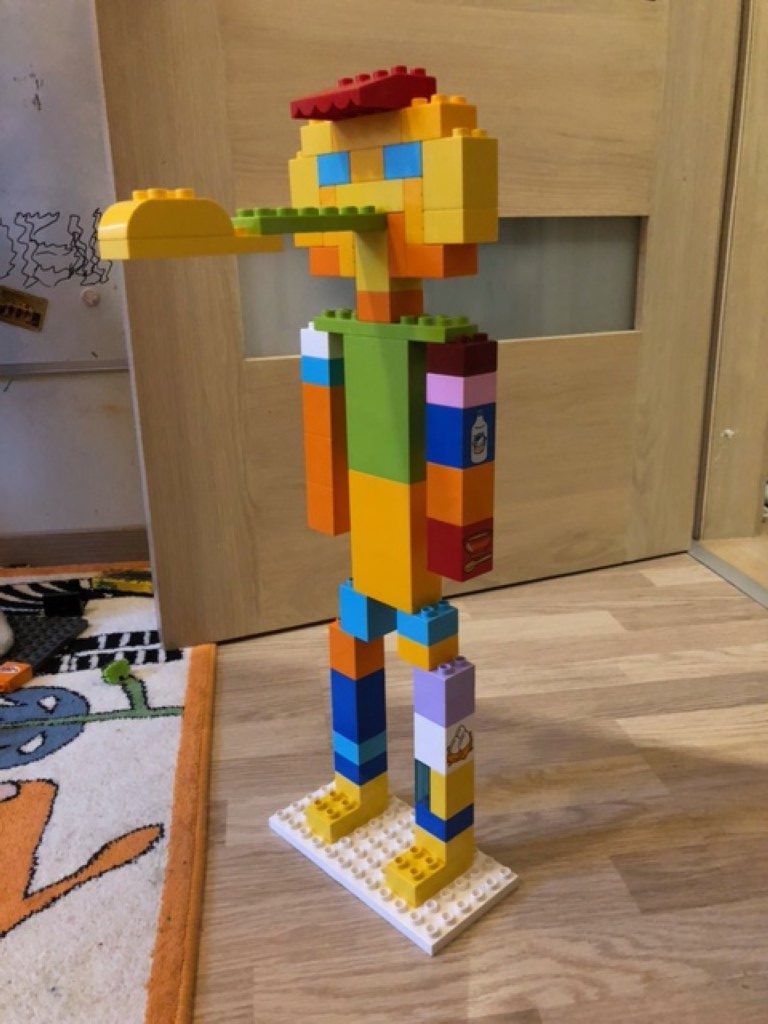 Kalambury z klocków LEGO: Hania i Nikola Szafran - "Pinokio" Carlo Collodiego