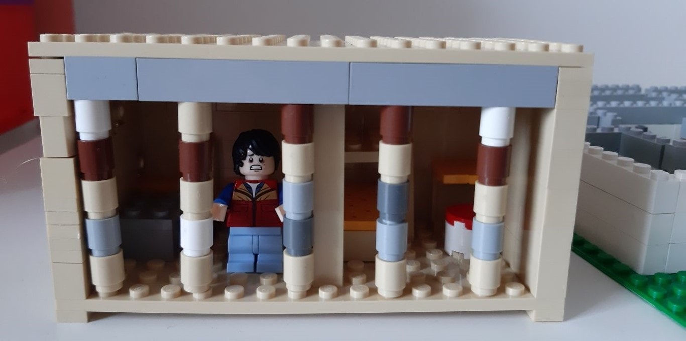Kalambury z klocków LEGO: Aleksandra Piwowarska - "Więzień Labiryntu" Jamesa Dashnera
