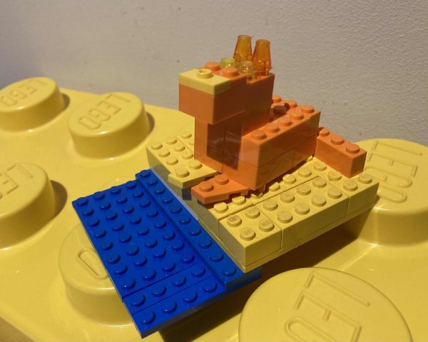 Kalambury z klocków LEGO
