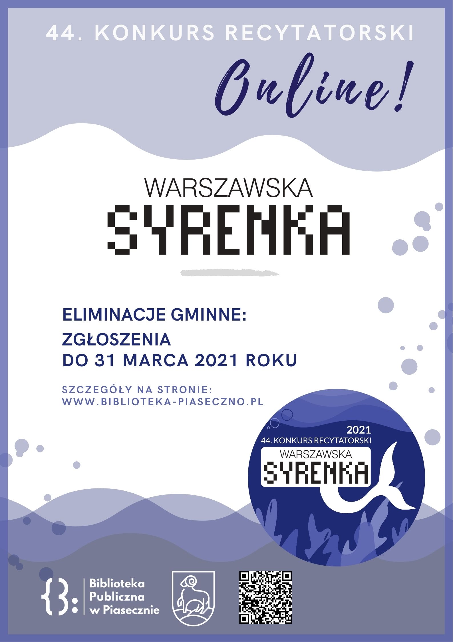 Warszawska Syrenka Online 2021 Plakat