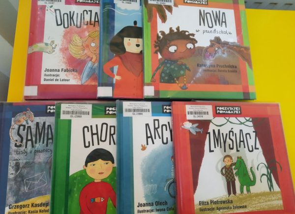 Propozycje książek dla dzieci filia w Głoskowie