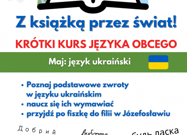 Plakat promujący kurs językowy