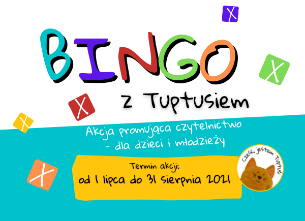 Plakat promujący akcję Bingo z Tuptusiem