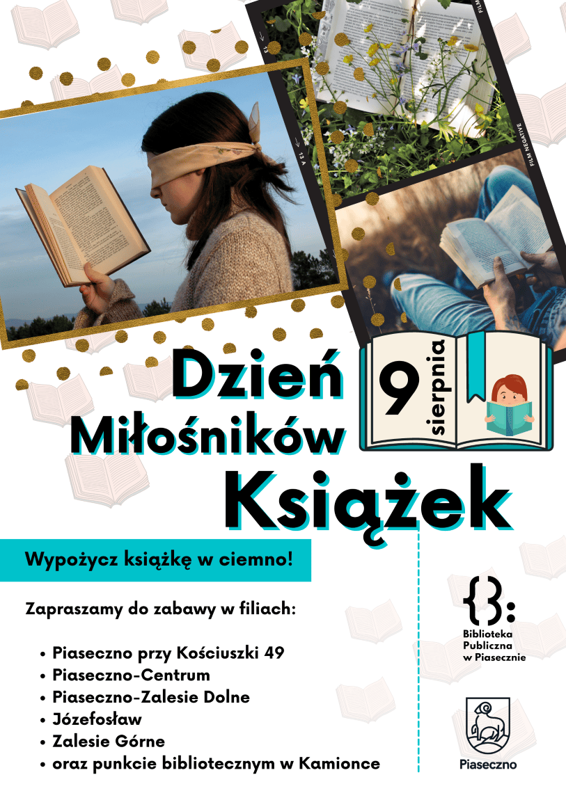 Plakat dotyczący wydarzenia Dzień Miłośników Książek