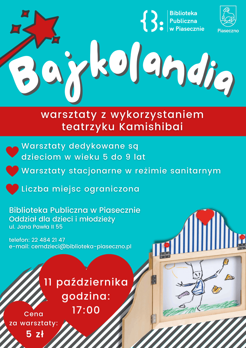 Bajkolandia - warsztaty z wykorzystaniem tetarzyku Kamishibai