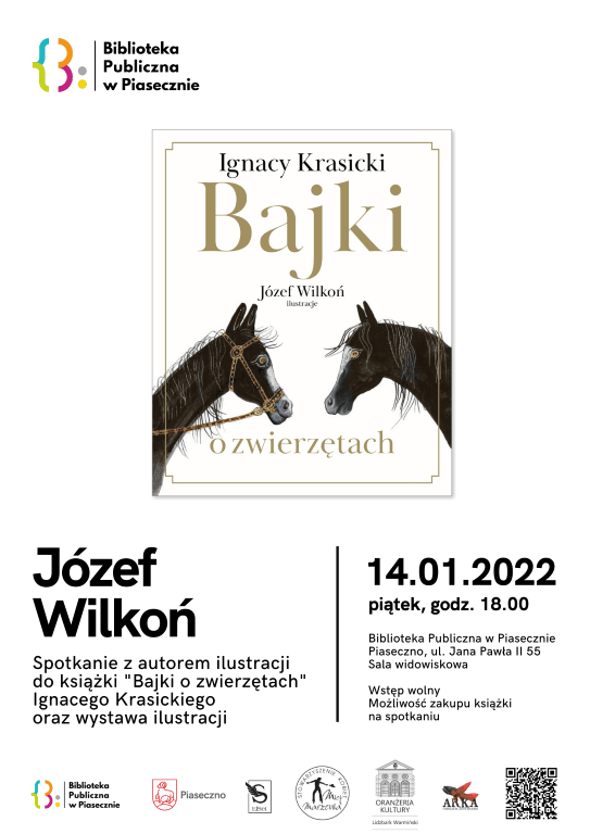 Józef Wilkoń - informacja o spotkaniu autorskim 