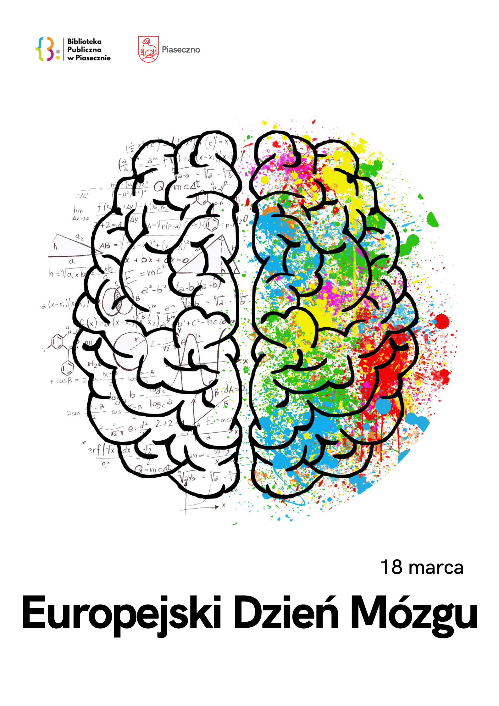 Europejski Dzień Mózgu – plakat informacyjny