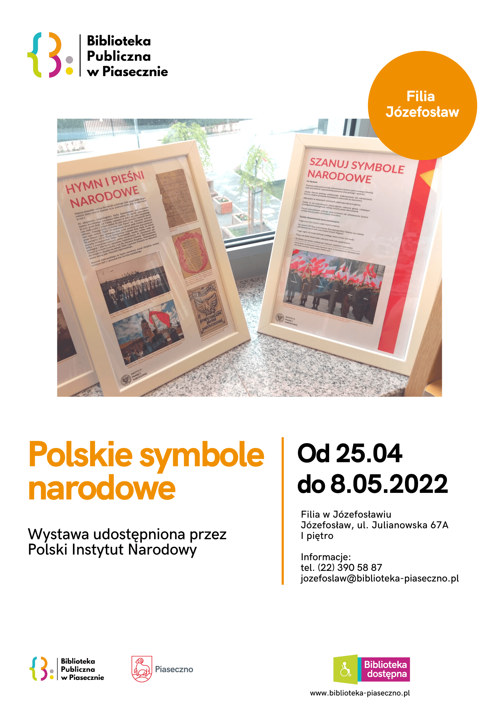 Wystawa polskich symboli narodowych – plakat