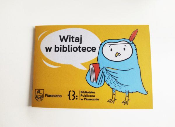 Książeczka z akcji z sówką "Witaj w bibliotece!".