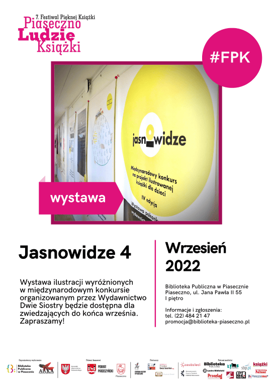 Jasnowidze 4 - plakat wystawy interaktywnej 24 września 2022 roku w Bibliotece Publicznej w Piasecznie