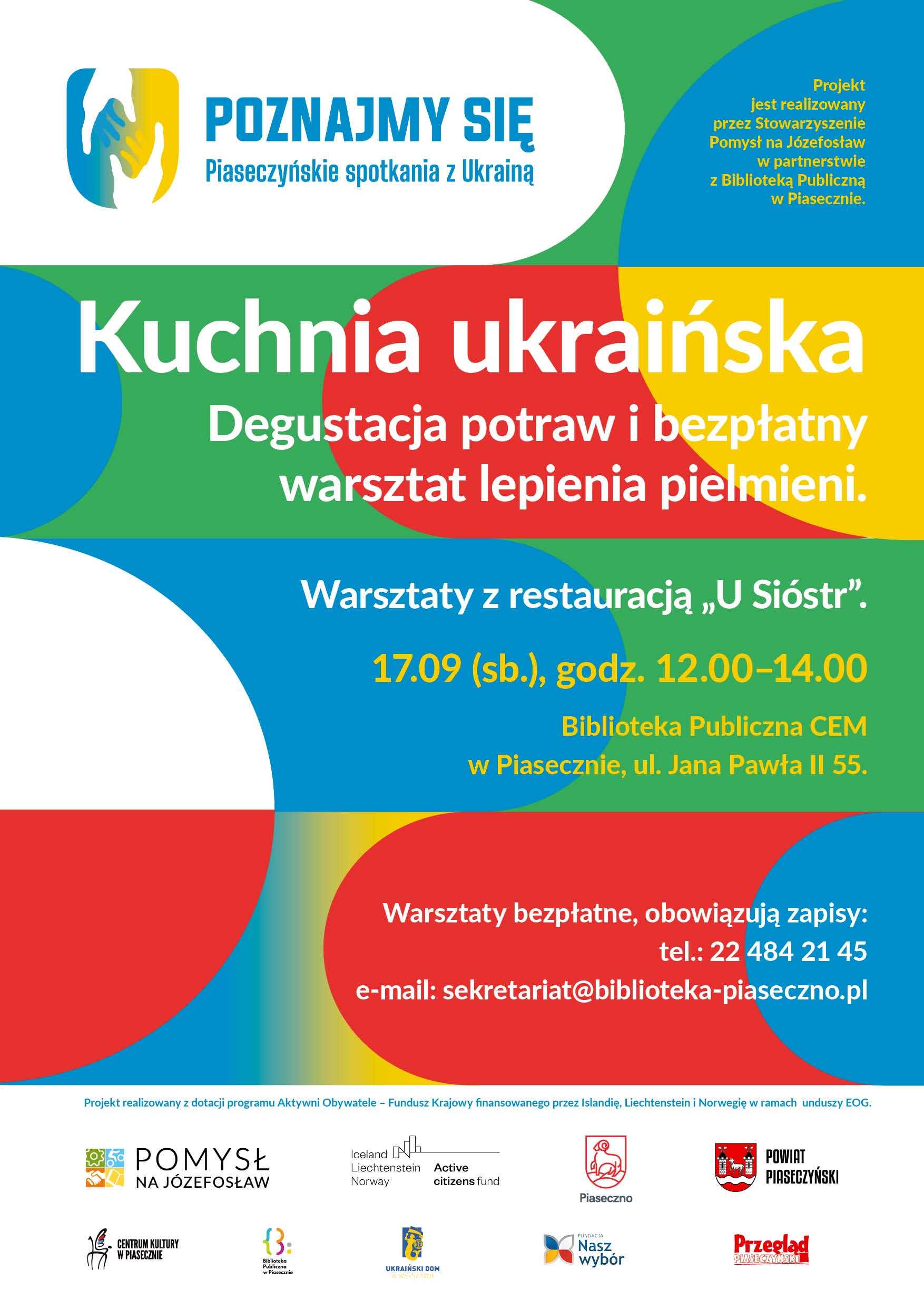 Warsztaty Kuchni Ukraińskiej - plakat wydarzenia