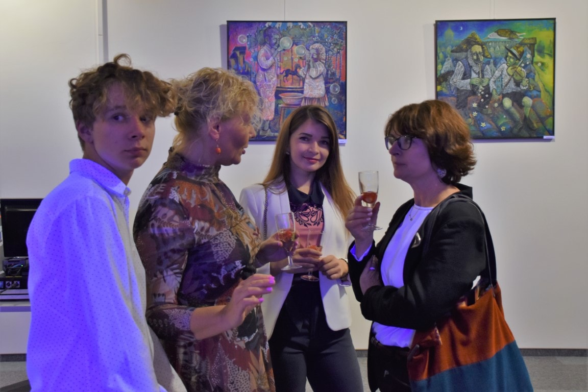 Wernisaż wystawy artysty malarza pochodzenia ukraińskiego Vasyla Netsko 10 września 2022 roku