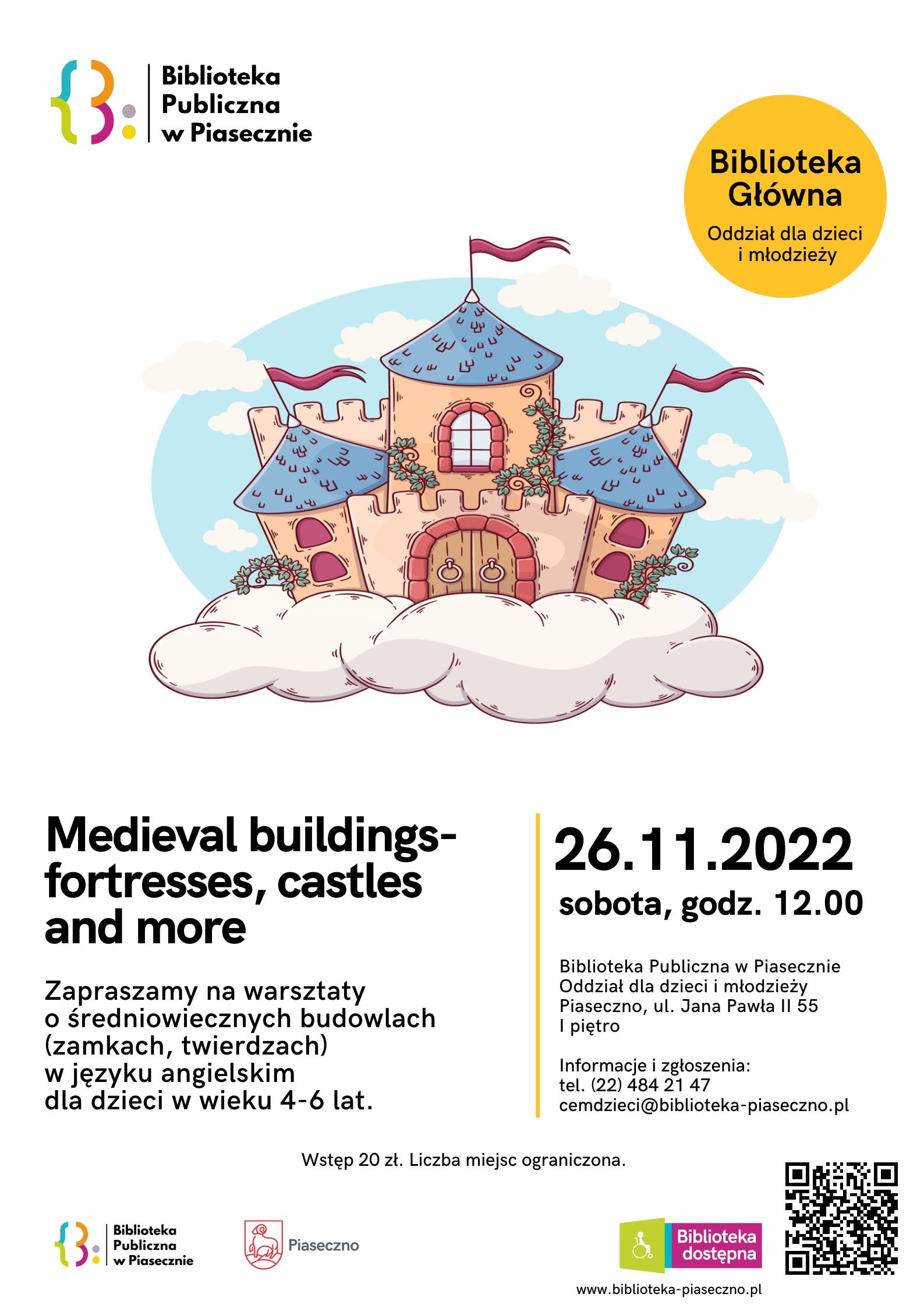 Medieval buildings- fortresses, castles and more - plakat