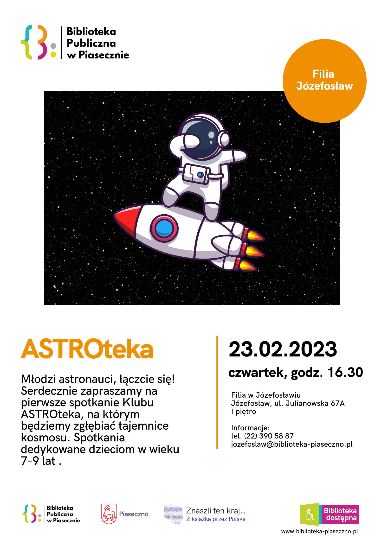 ASTROteka – plakat informacyjny
