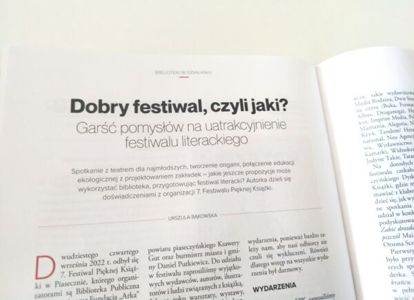 artykuł "Dobry festiwal, czyli jaki?"