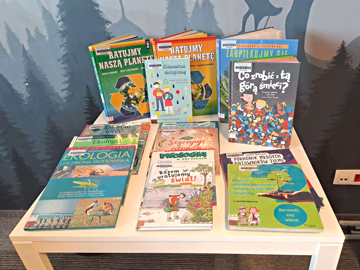Książki o ekologii, które można wypożyczyć w Oddziale dla dzieci i młodzieży