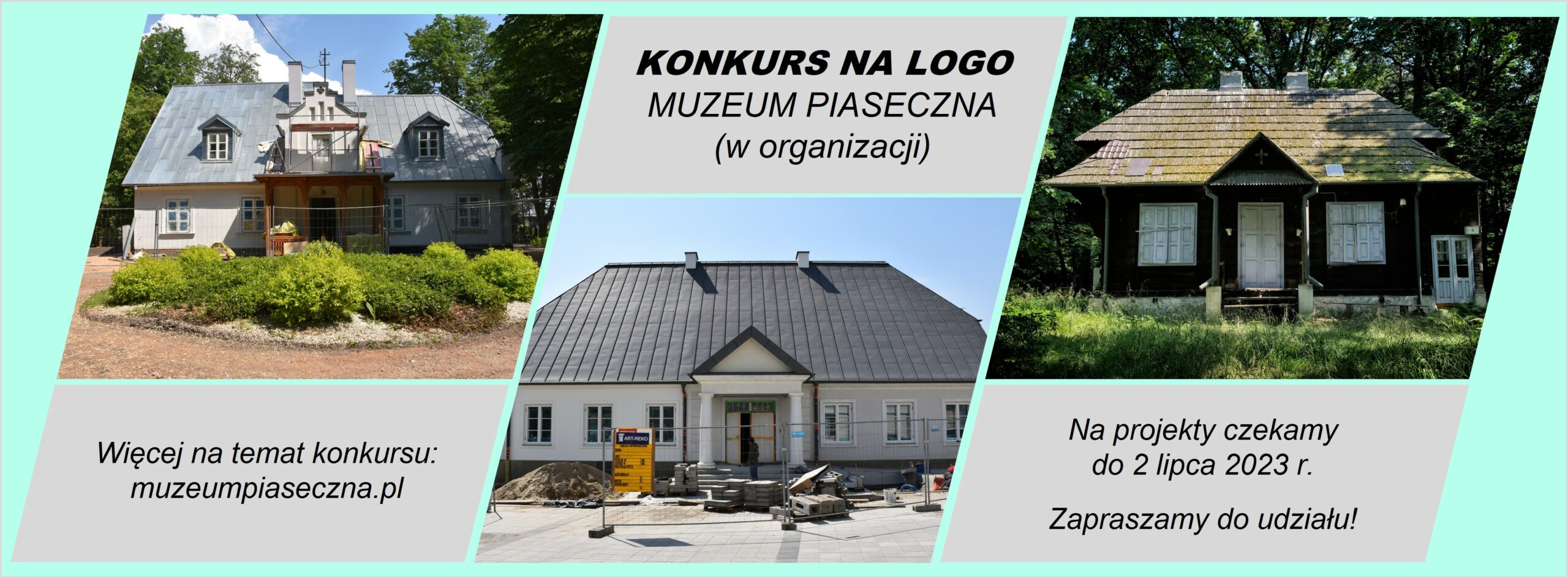 baner konkursowy Muzeum Piaseczna