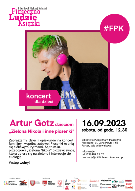Koncert dla dzieci Artura Gotza w Piasecznie