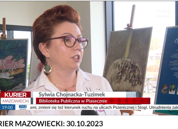 Zastępca dyrektora biblioteki Sylwia Chojnacka-Tuzimek