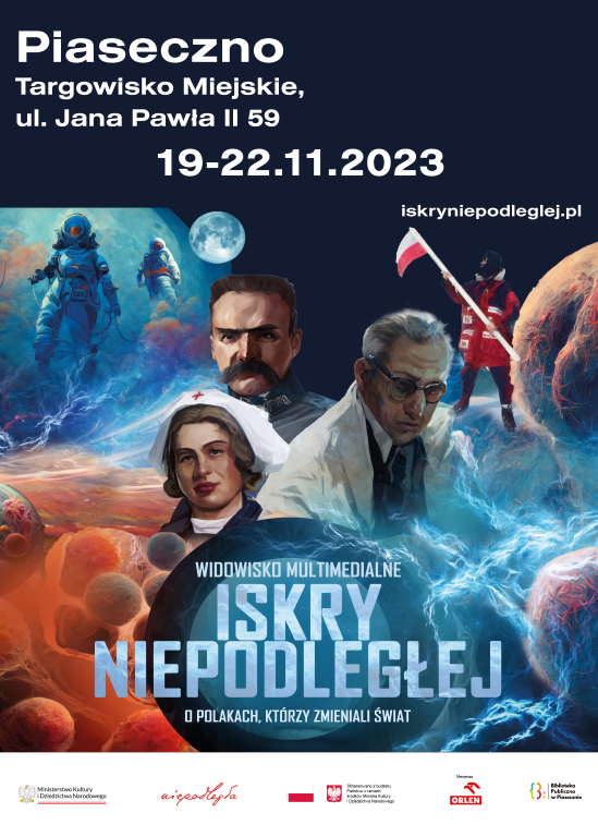 Plakat Iskry Niepodległości w Piasecznie2023