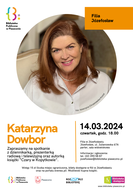 Katarzyna Dowbor w Piasecznie - plakat