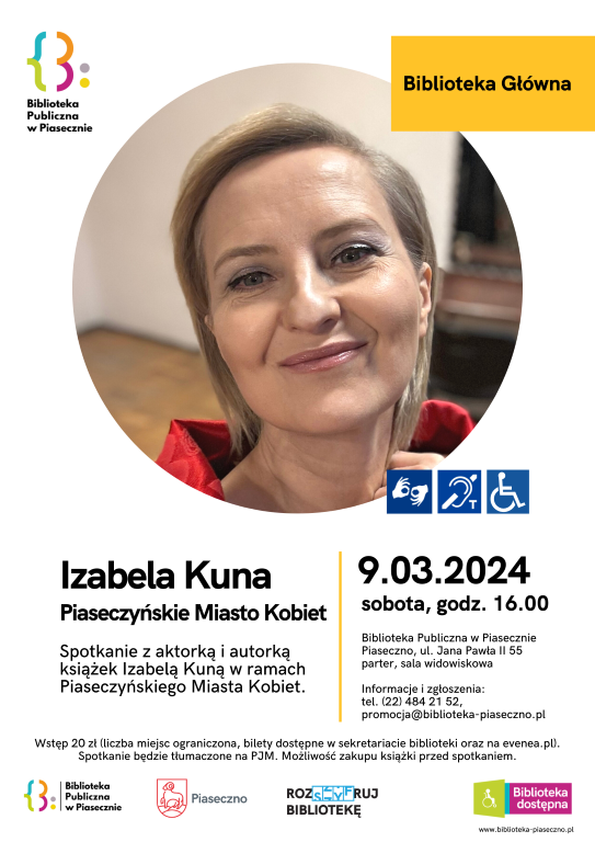 Izabela Kuna - Spotkanie w Piasecznie 9.03.2024
